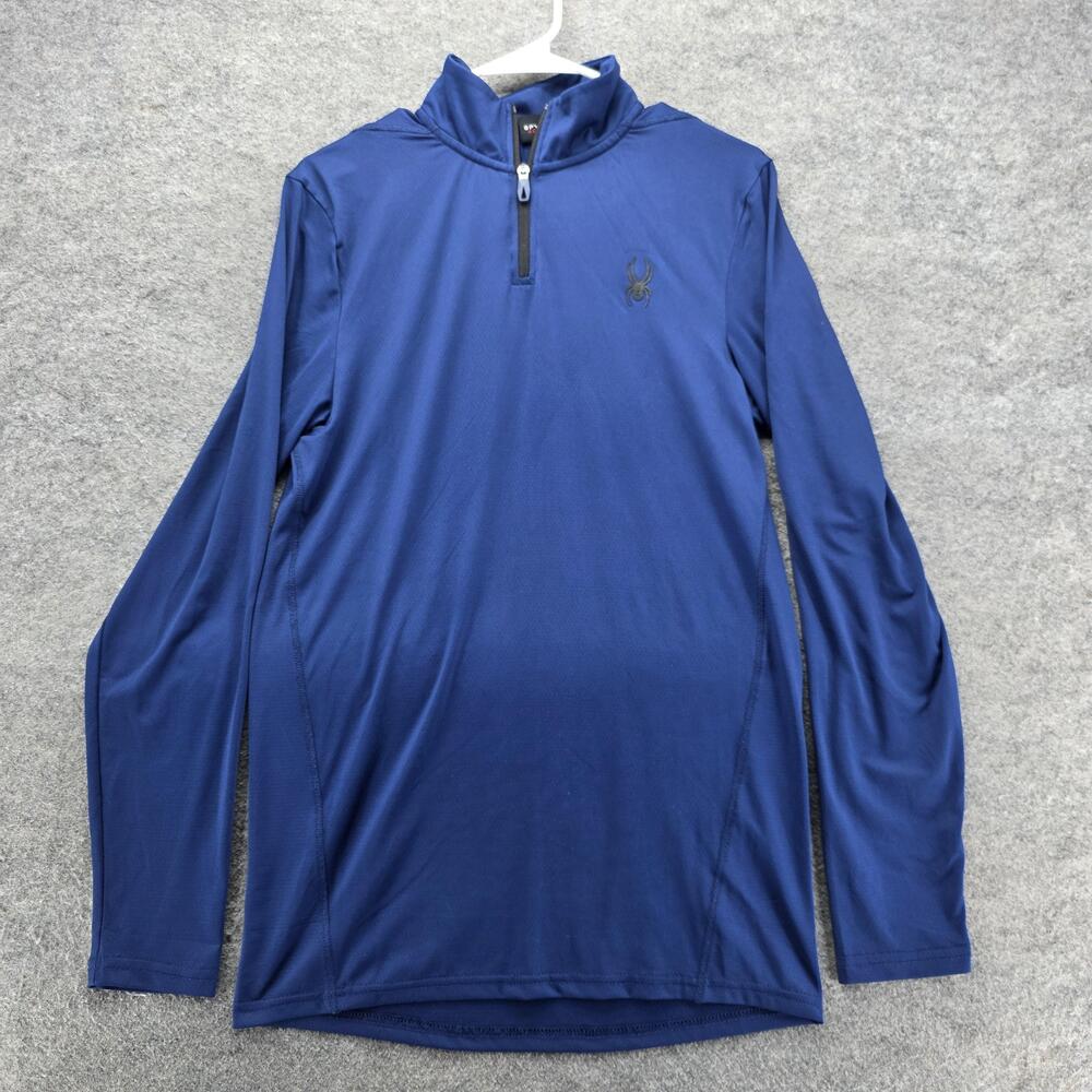 Spyder Pullover Mens Medium Quarter Zip ProWeb Performance Lightweight Athletic
